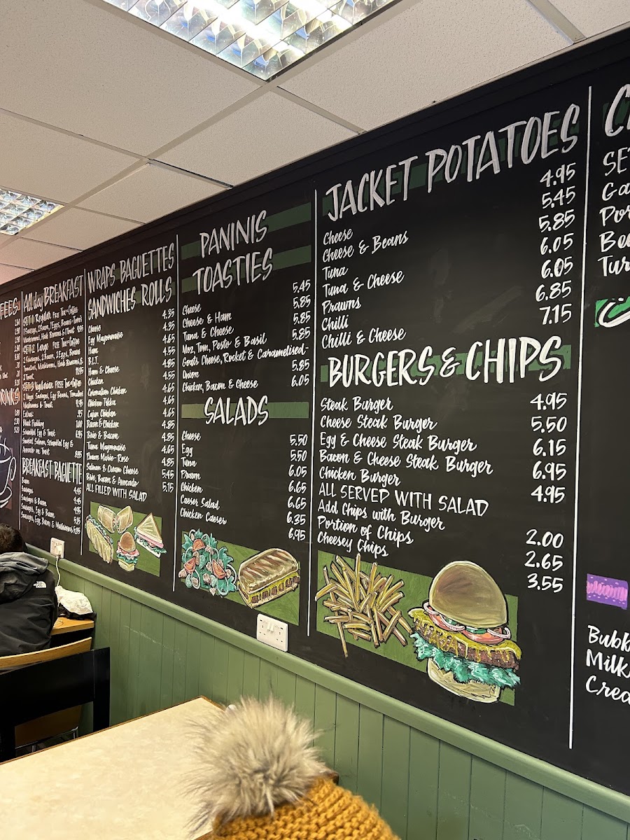 Nathan's Nibbles menu board