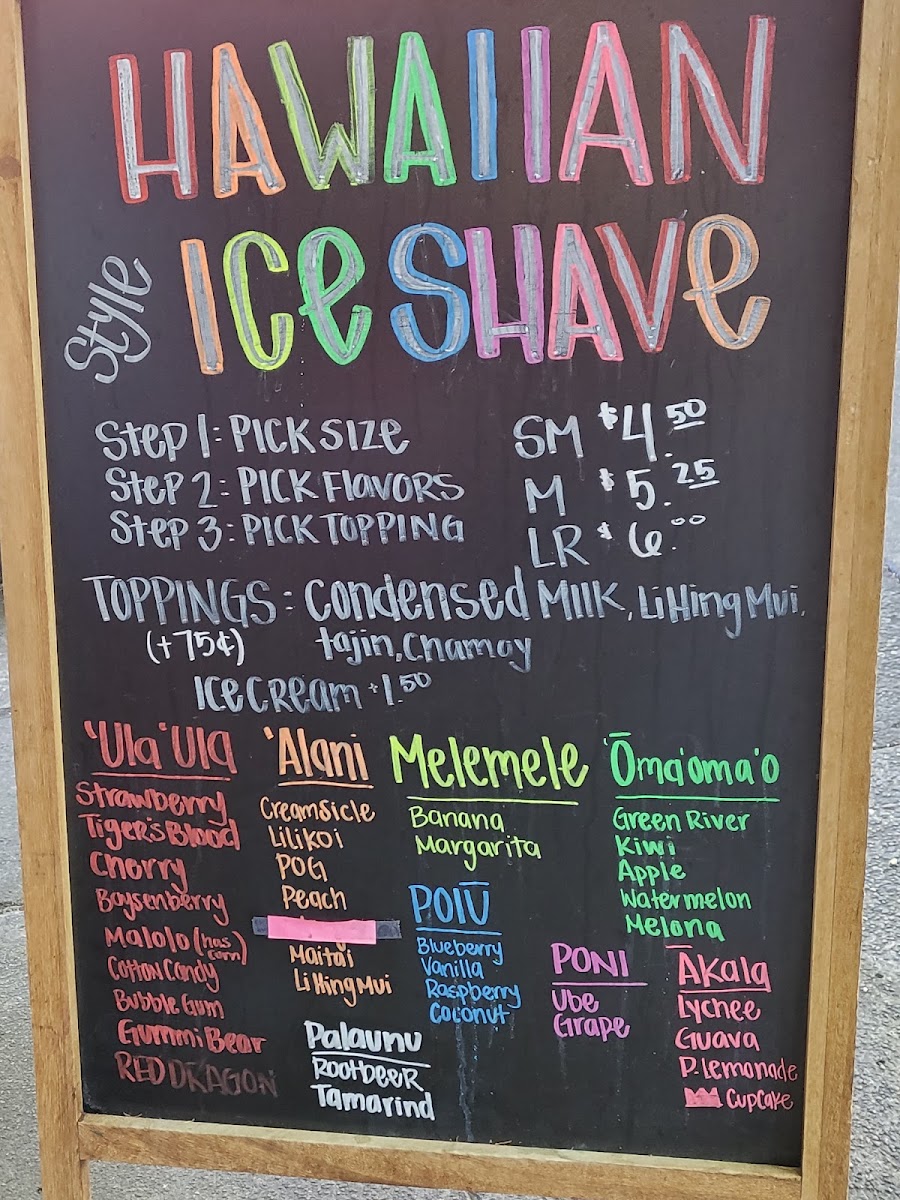 Kell's Koffee menu board