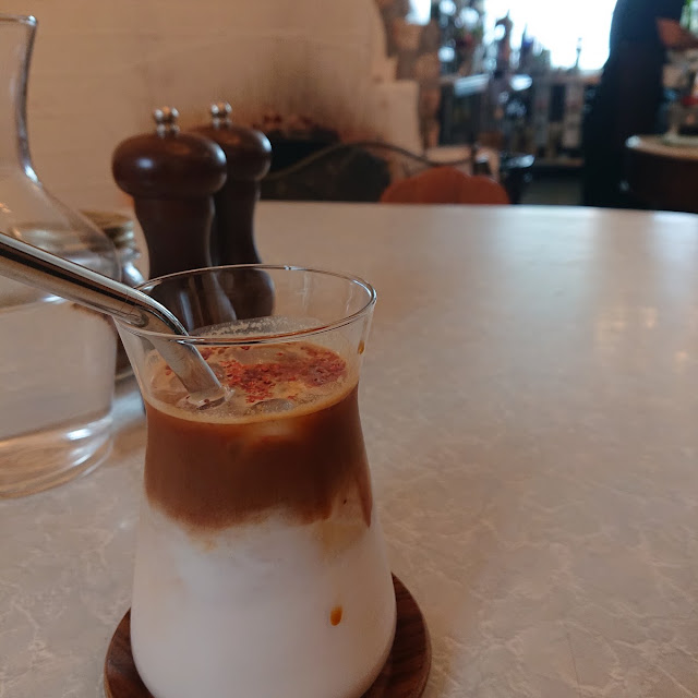 Iced Strawberry Latte