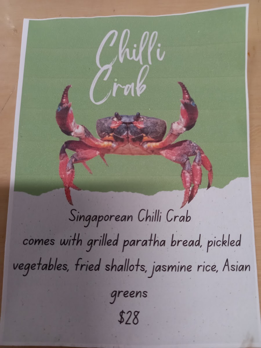 Side Street Cafe menu board