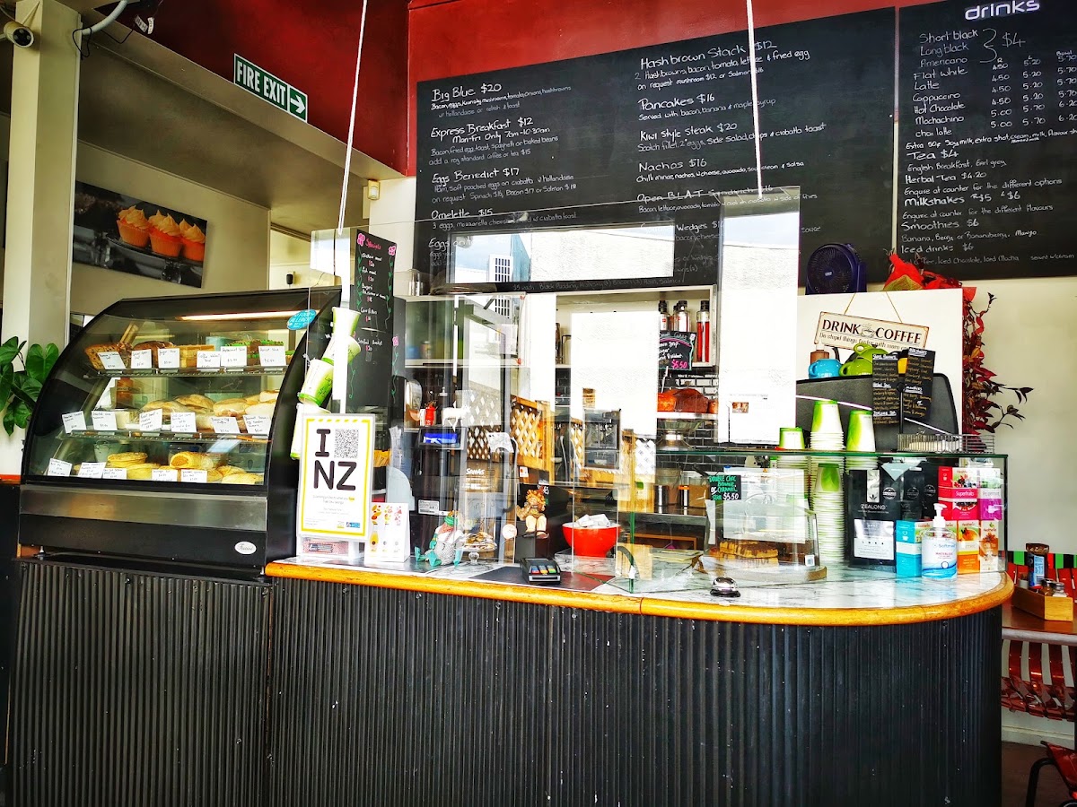 Normablue Cafe & Catering menu board