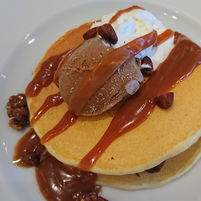 Caramel Brownie Pancake