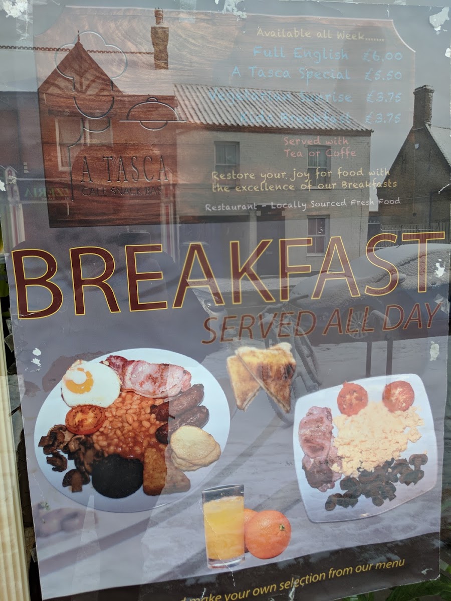 A Tasca - Soham menu board