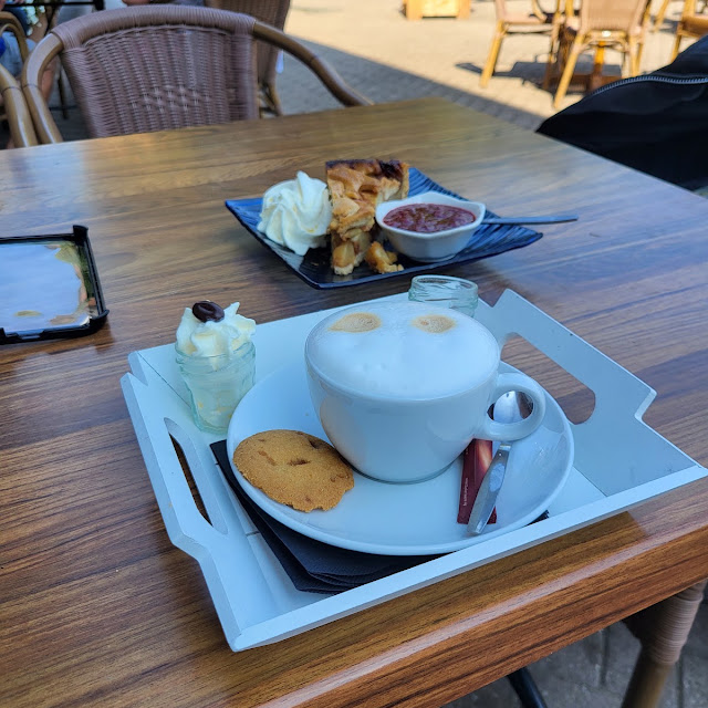 Koffie Met Een Appeltaart