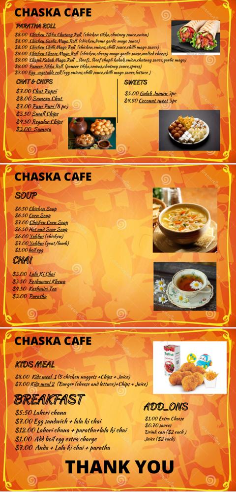 2Bites chaska cafe menu board