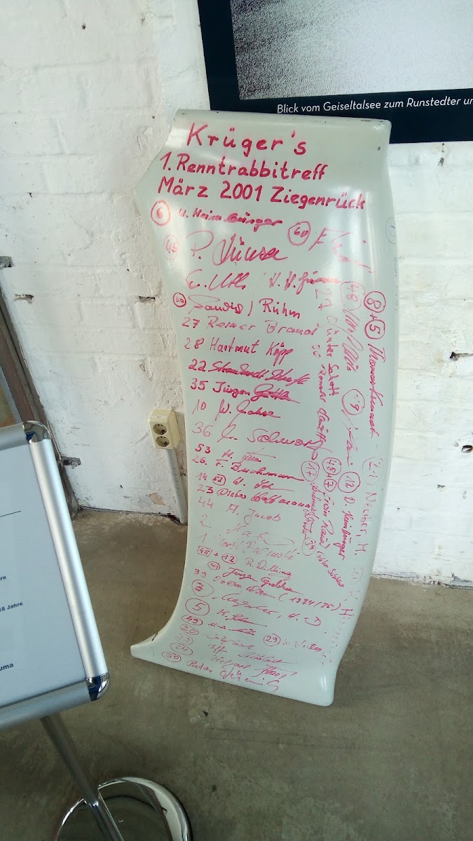 Geiseltal Café menu board