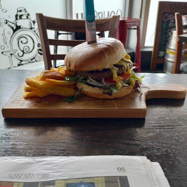 House Burger and Fries