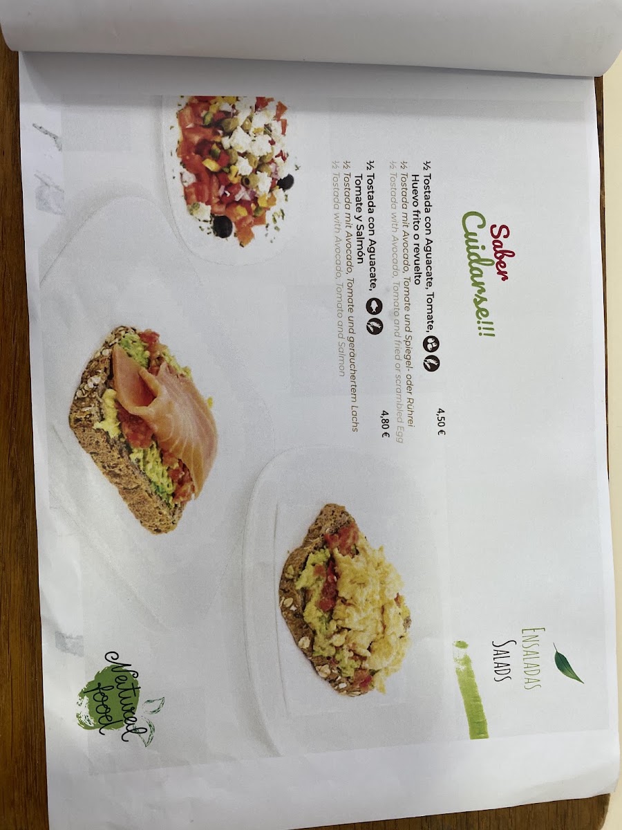 Cafetería Comedus menu board