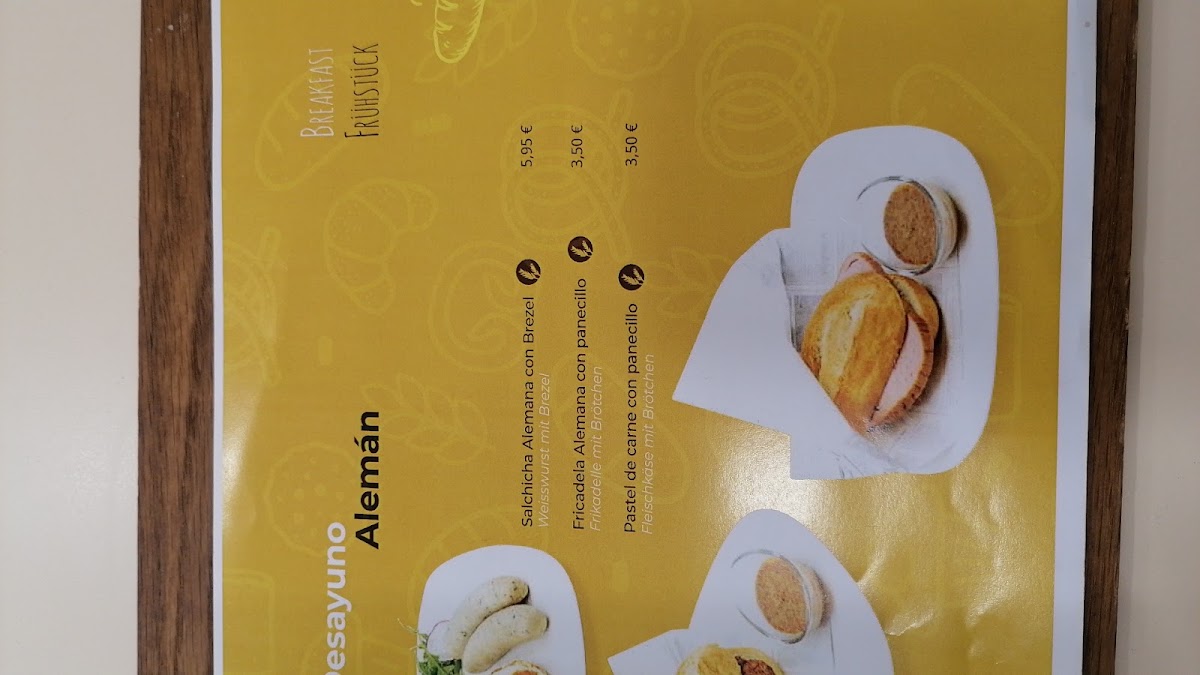 Cafetería Comedus menu board