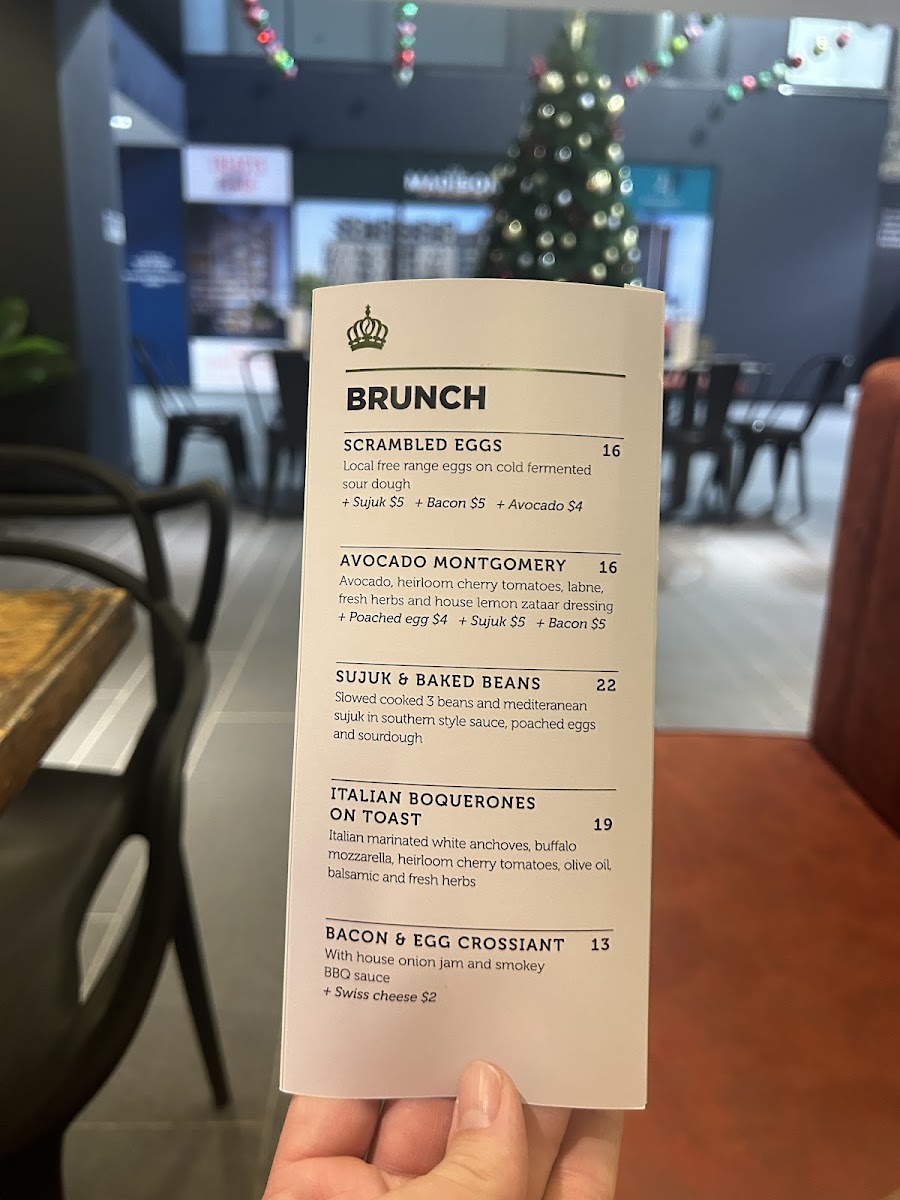 King Carlos Coffee Roasters menu board