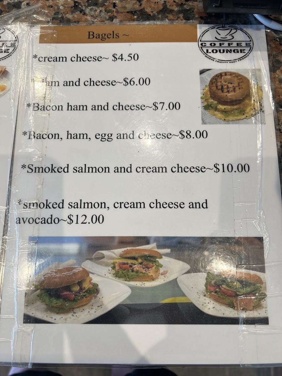 Coffee lounge 2.0 menu board