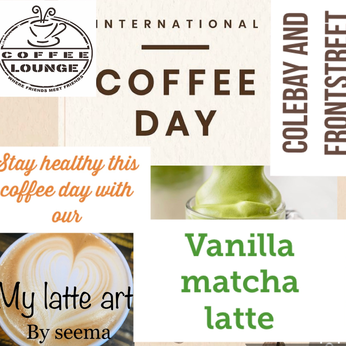 Coffee lounge 2.0 menu board