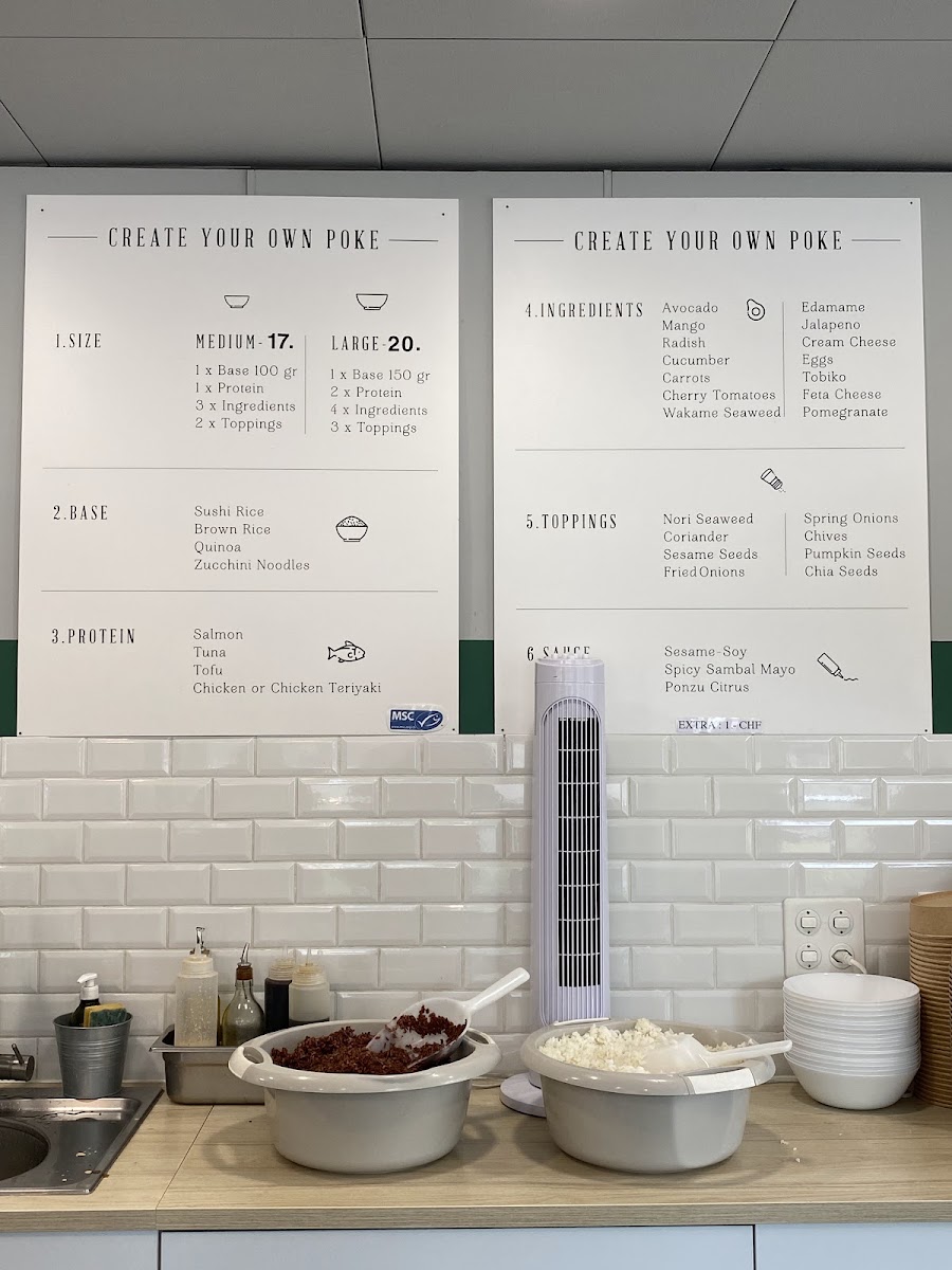 Café Charlotte menu board
