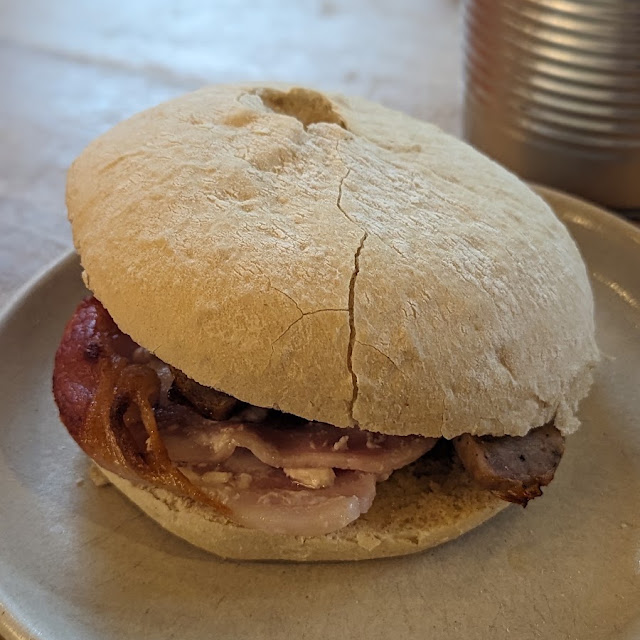 Bacon and Sausage Roll