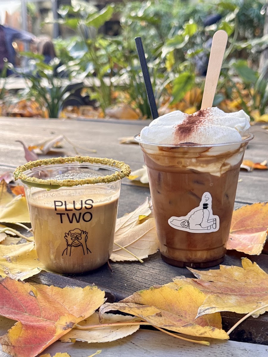 Plus Two Coffee Mascot