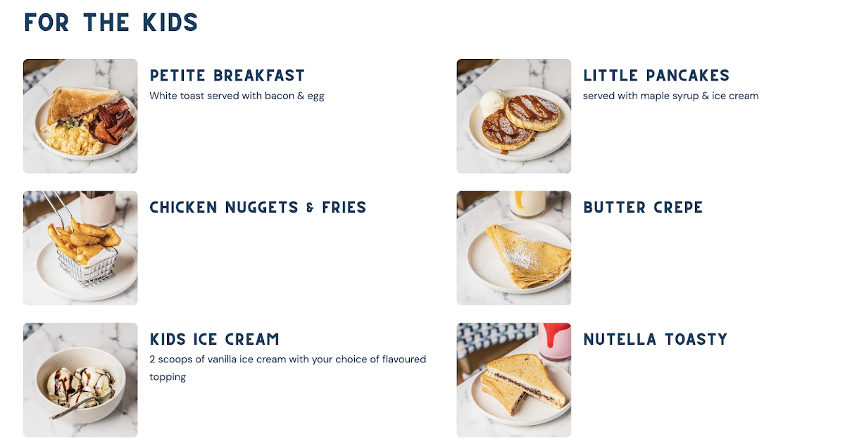 DeFrance Roselands menu board