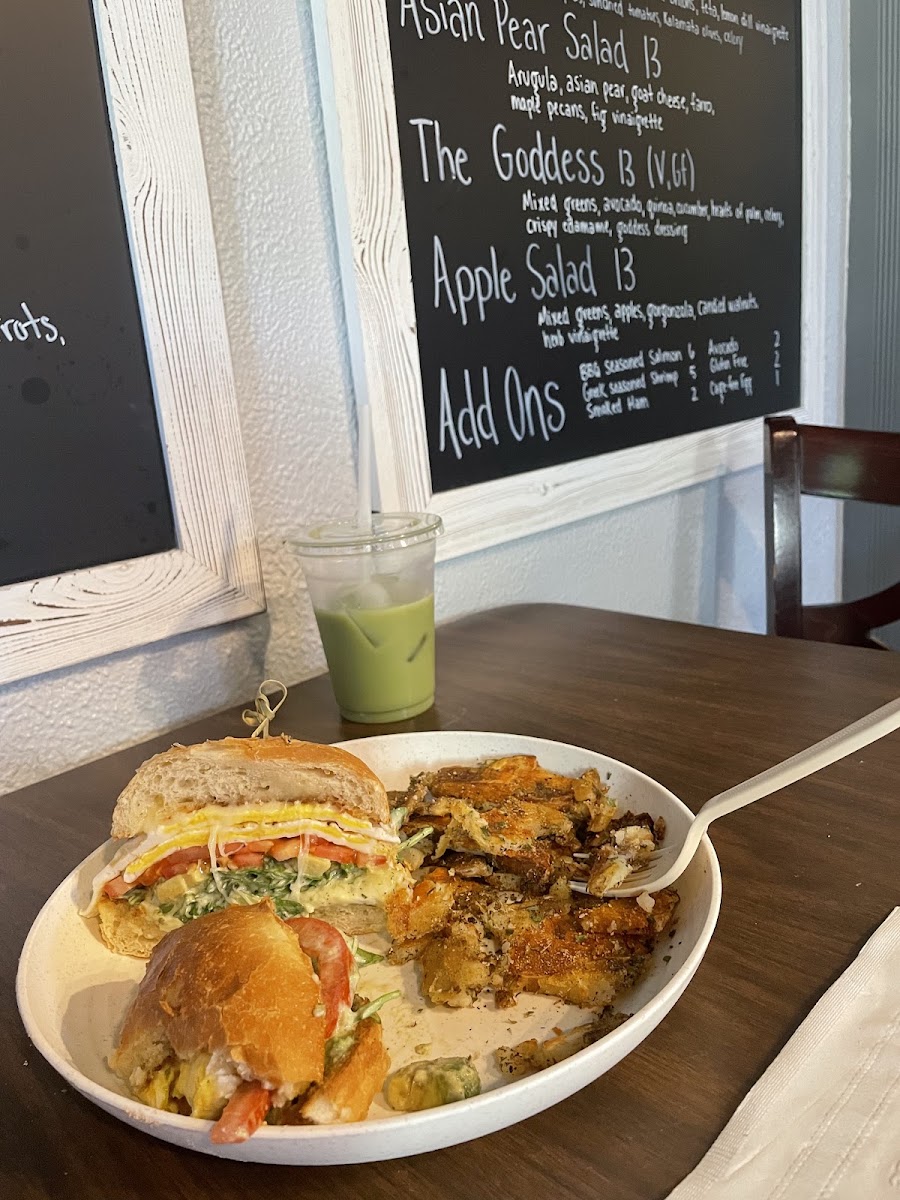 Green Door Cafe menu board