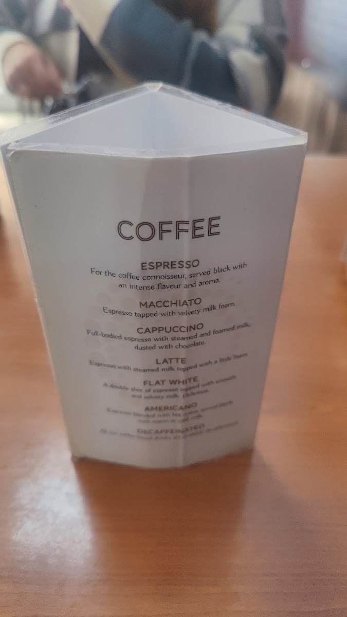 Planet Sweet menu board