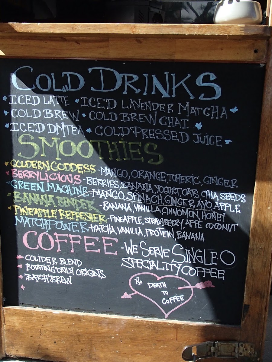 Tuckerbox menu board