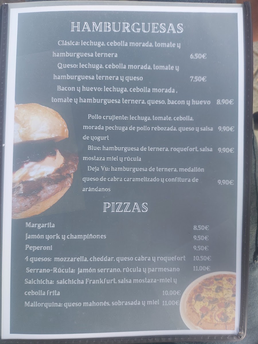 Cafè Ca'n Tomeu menu board