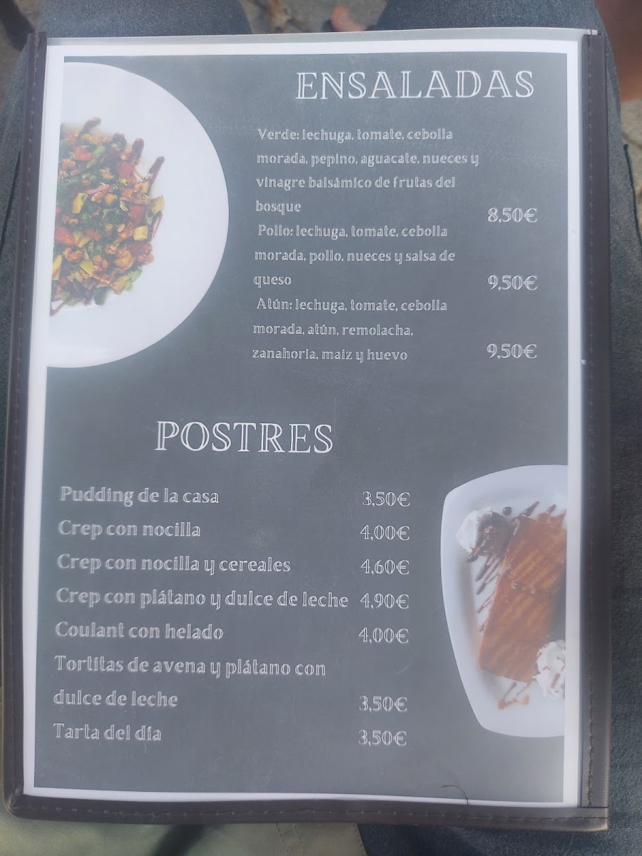 Cafè Ca'n Tomeu menu board