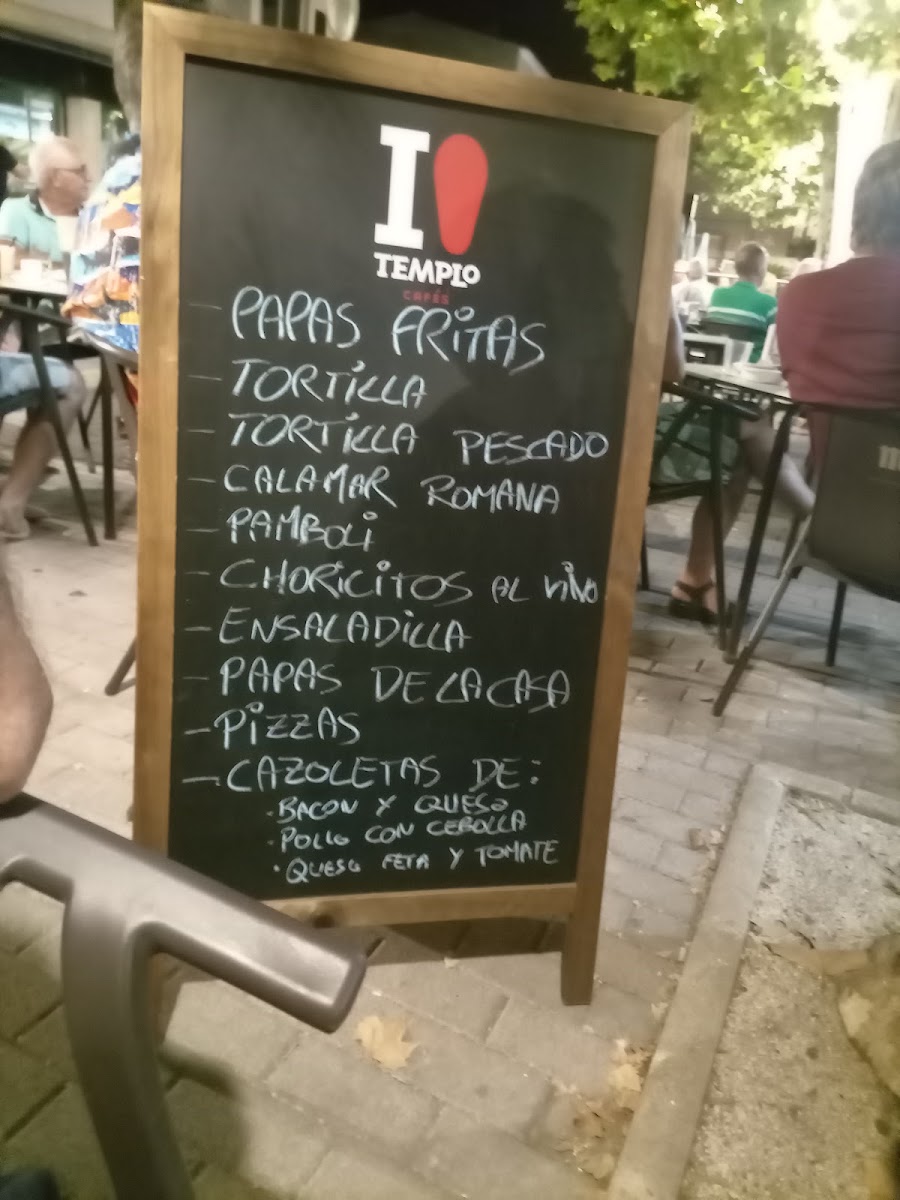 Cafè Ca'n Tomeu menu board