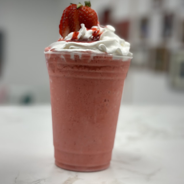 Strawberry Creme Frappe