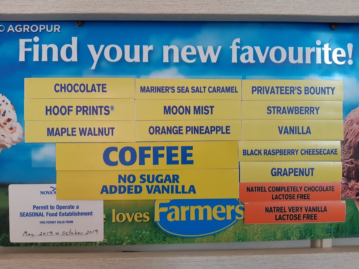 Tennecape Cafe menu board