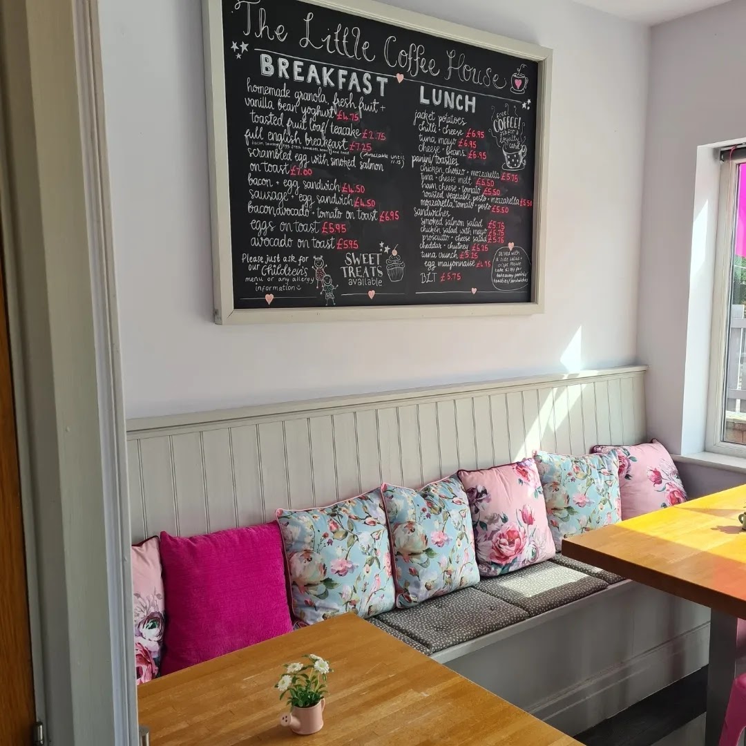 The Little Coffee House Calverley menu board