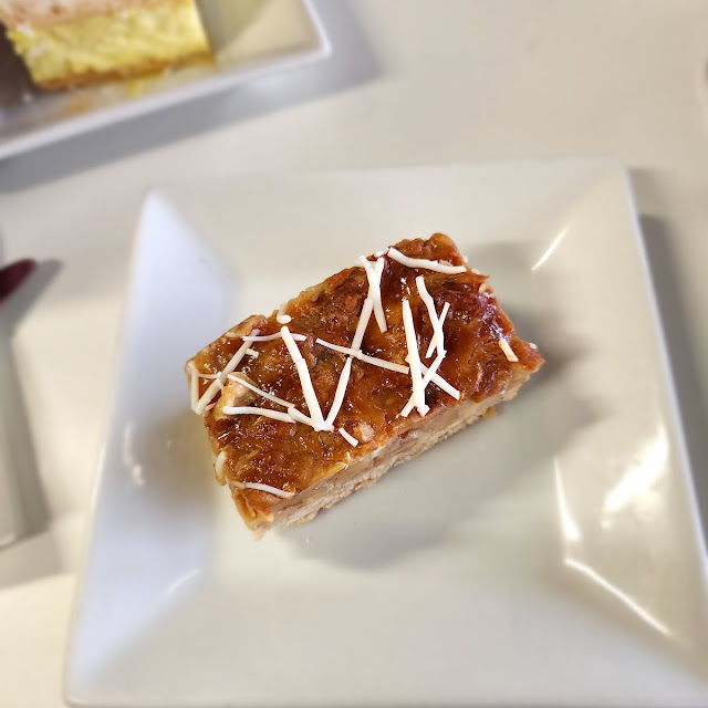 Walnut and Caramel Slice of Cake