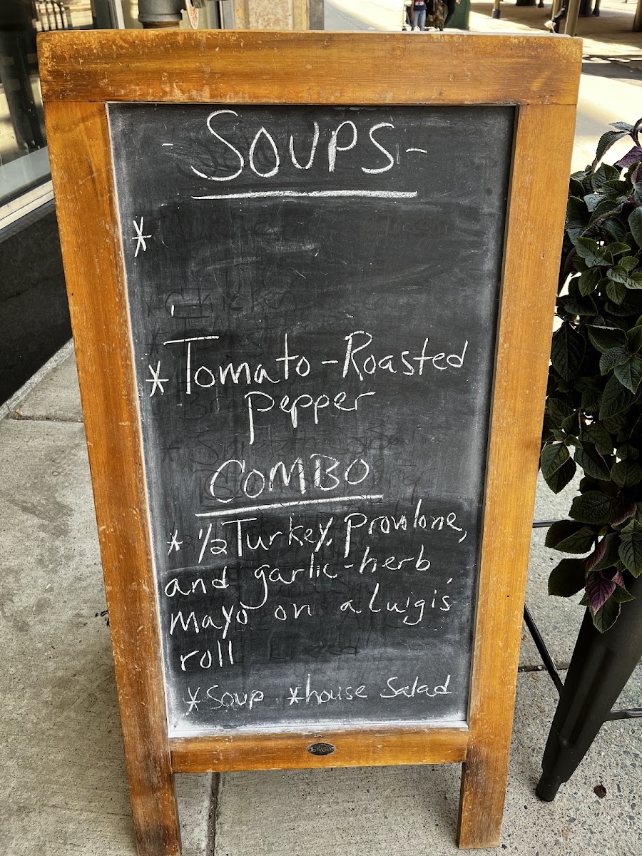 City Fare Cafe and Catering menu board