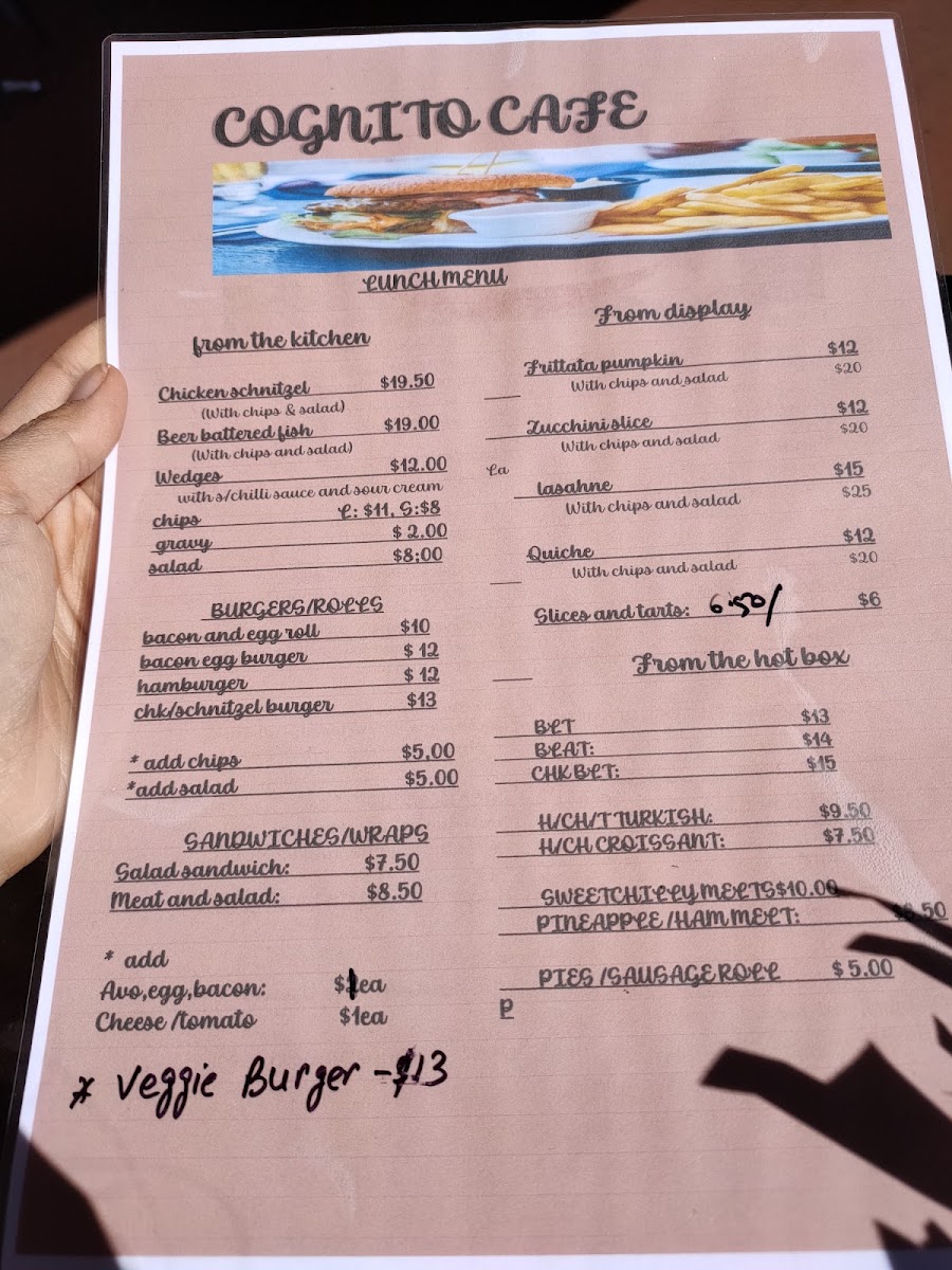 Bep Cafe menu board