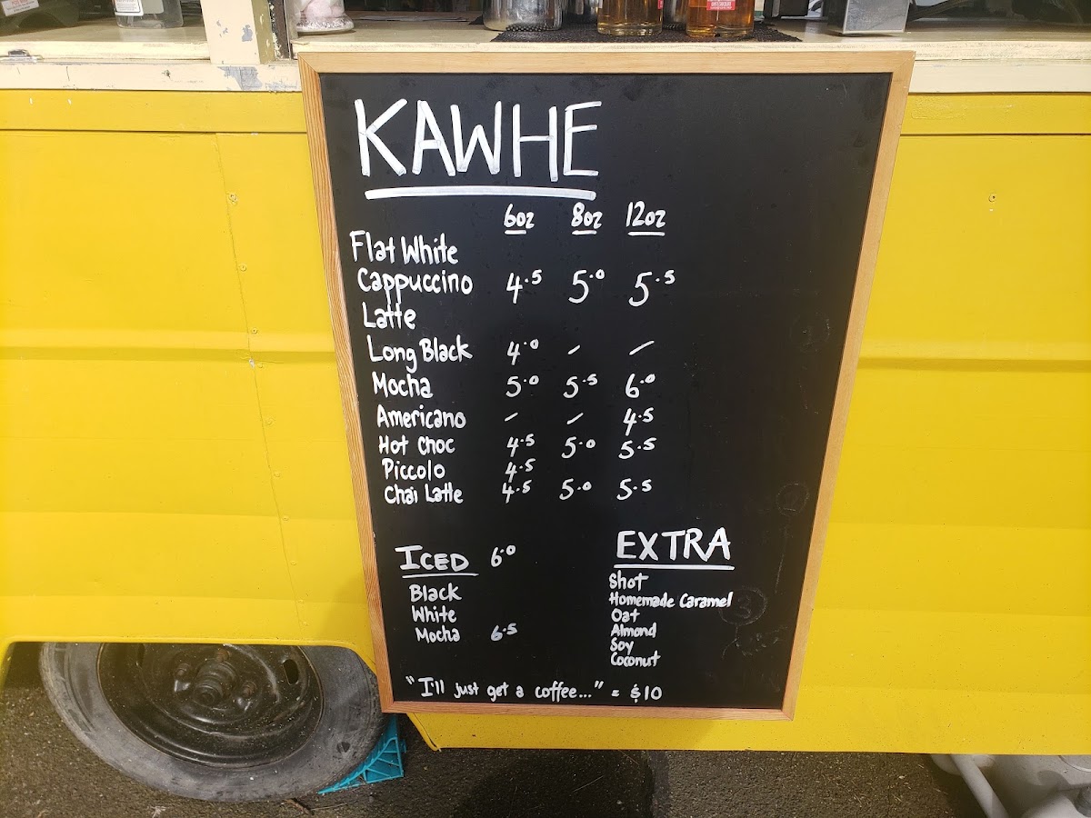 Ol'Mate Avondale menu board