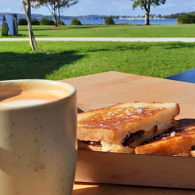 Miso Eggplant Toastie
