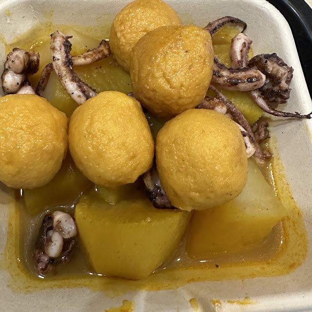 Curry Fish Ball Radish Squid