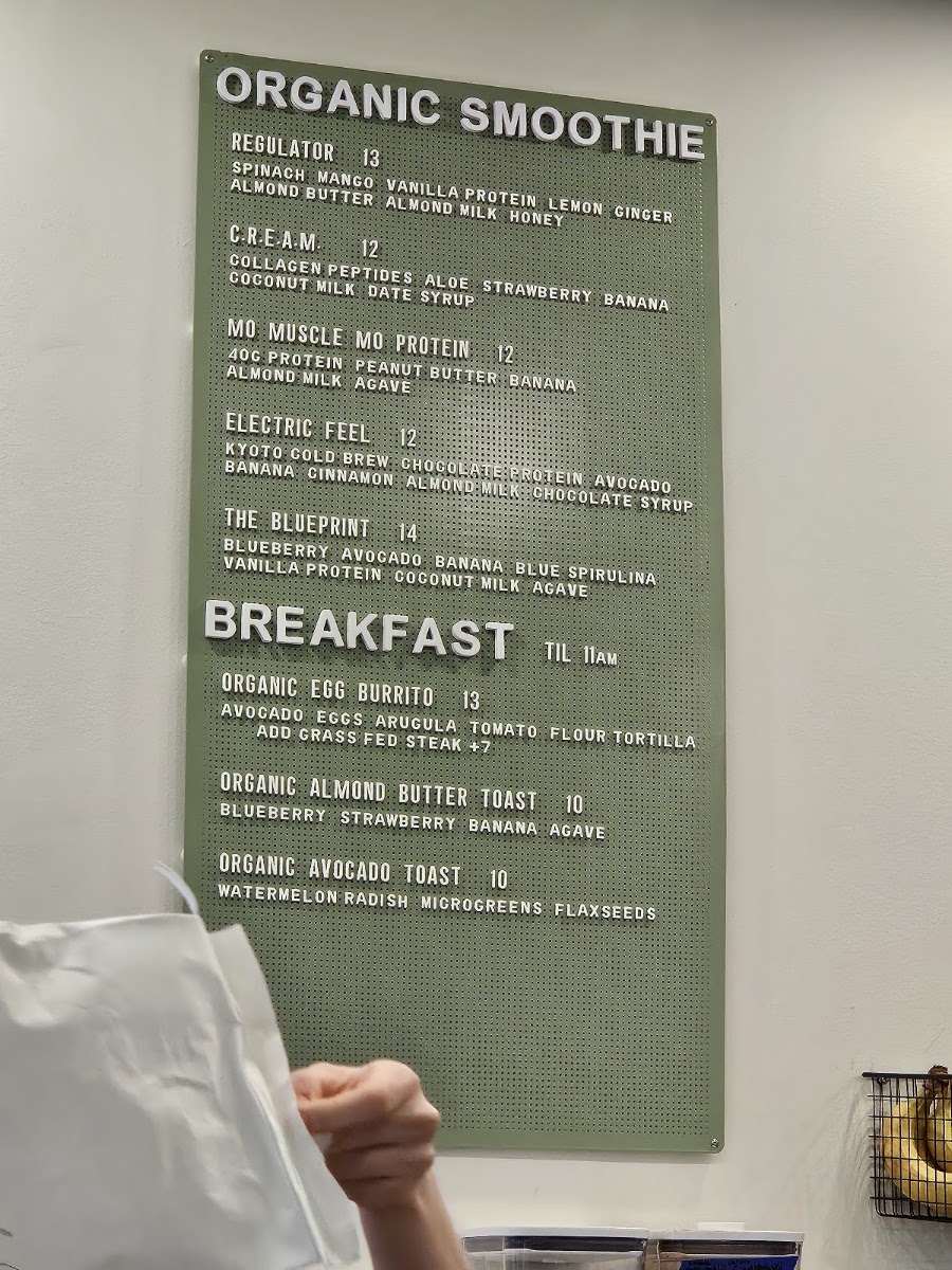 Parcelle menu board