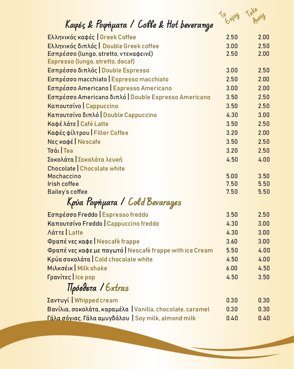 Pakaran menu board