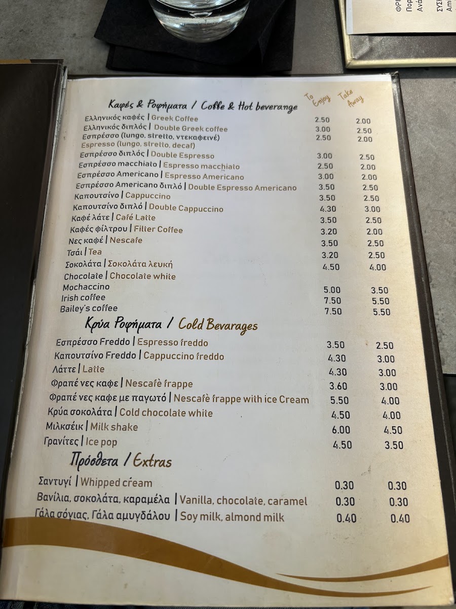 Pakaran menu board