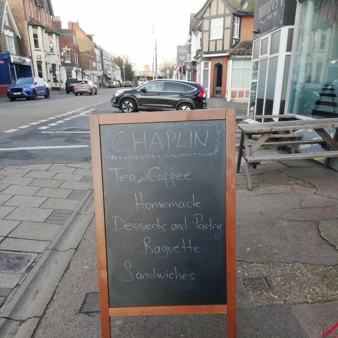 Chaplin Broadstairs menu board