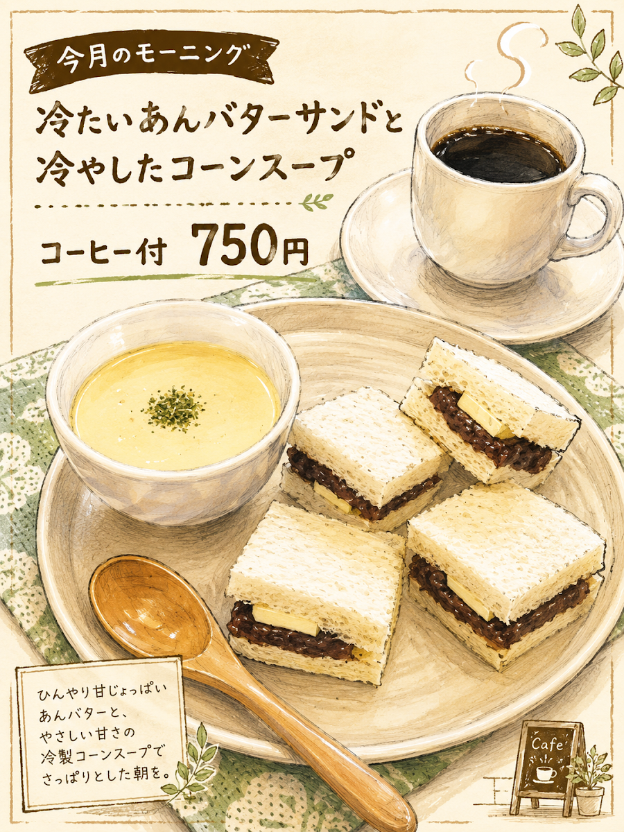 YAMASHITA Coffee menu board