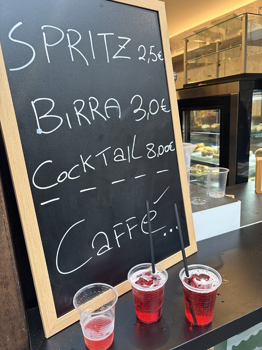 Caffè Poggi dal 1919 menu board