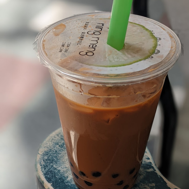 Iced Thai Tea Boba