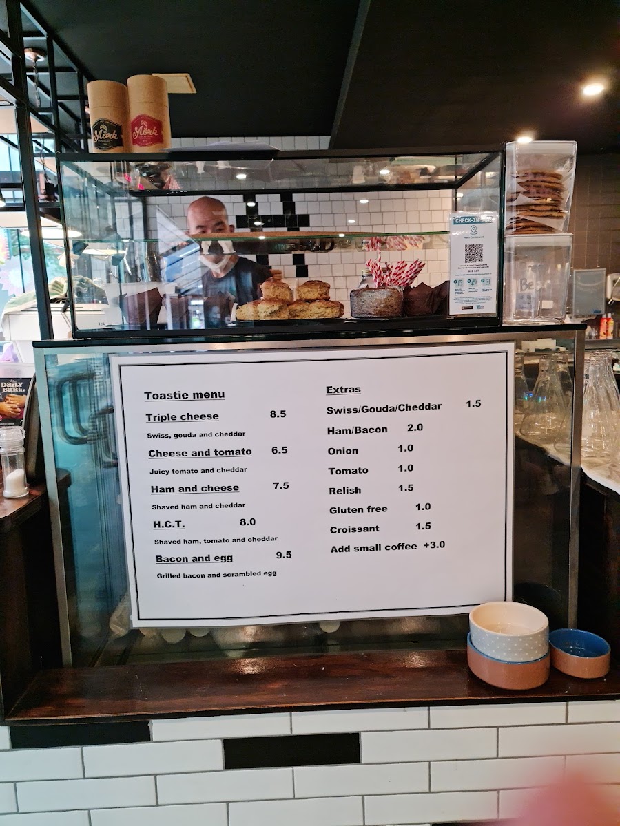 Hash Specialty Coffee menu board