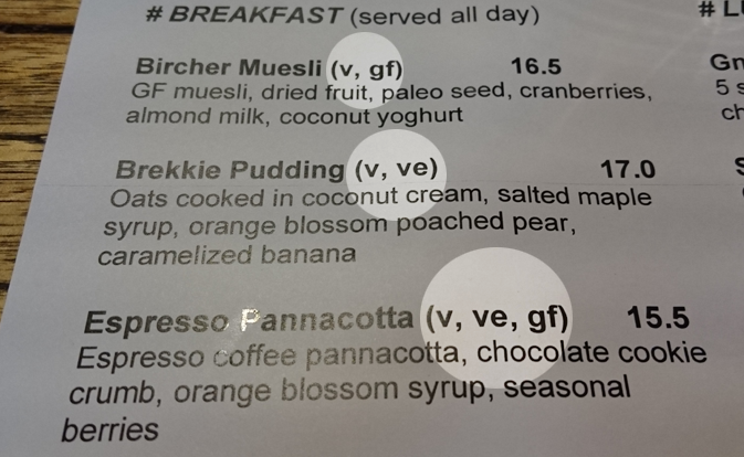 Hash Specialty Coffee menu board
