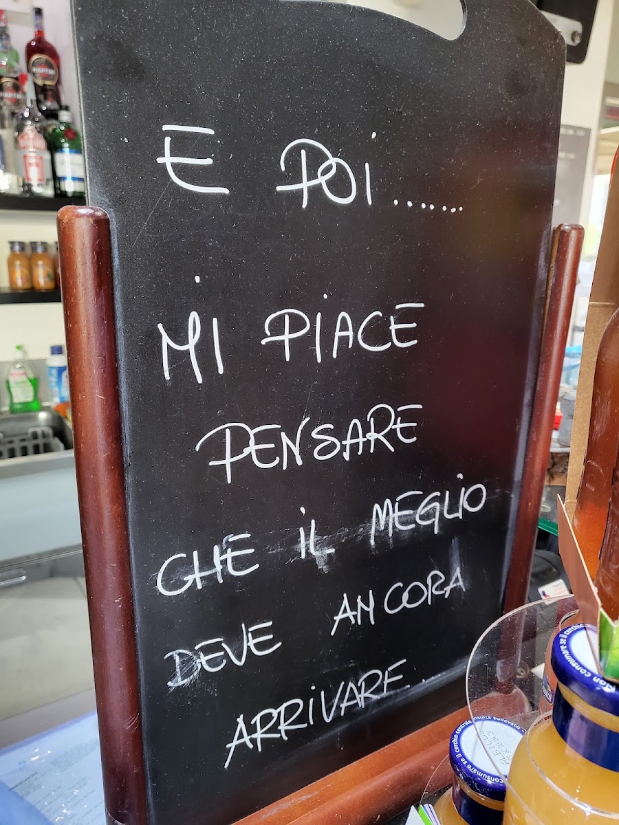 Suchende Cafè menu board