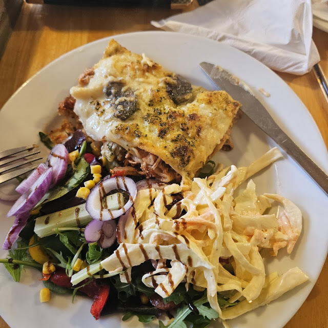 Chicken Mushroom and Garlic Lasagne