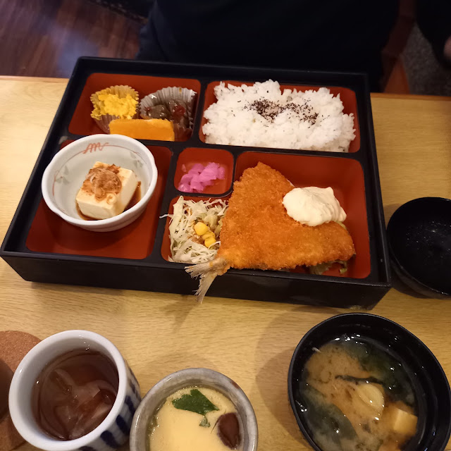 アジフライランチセット