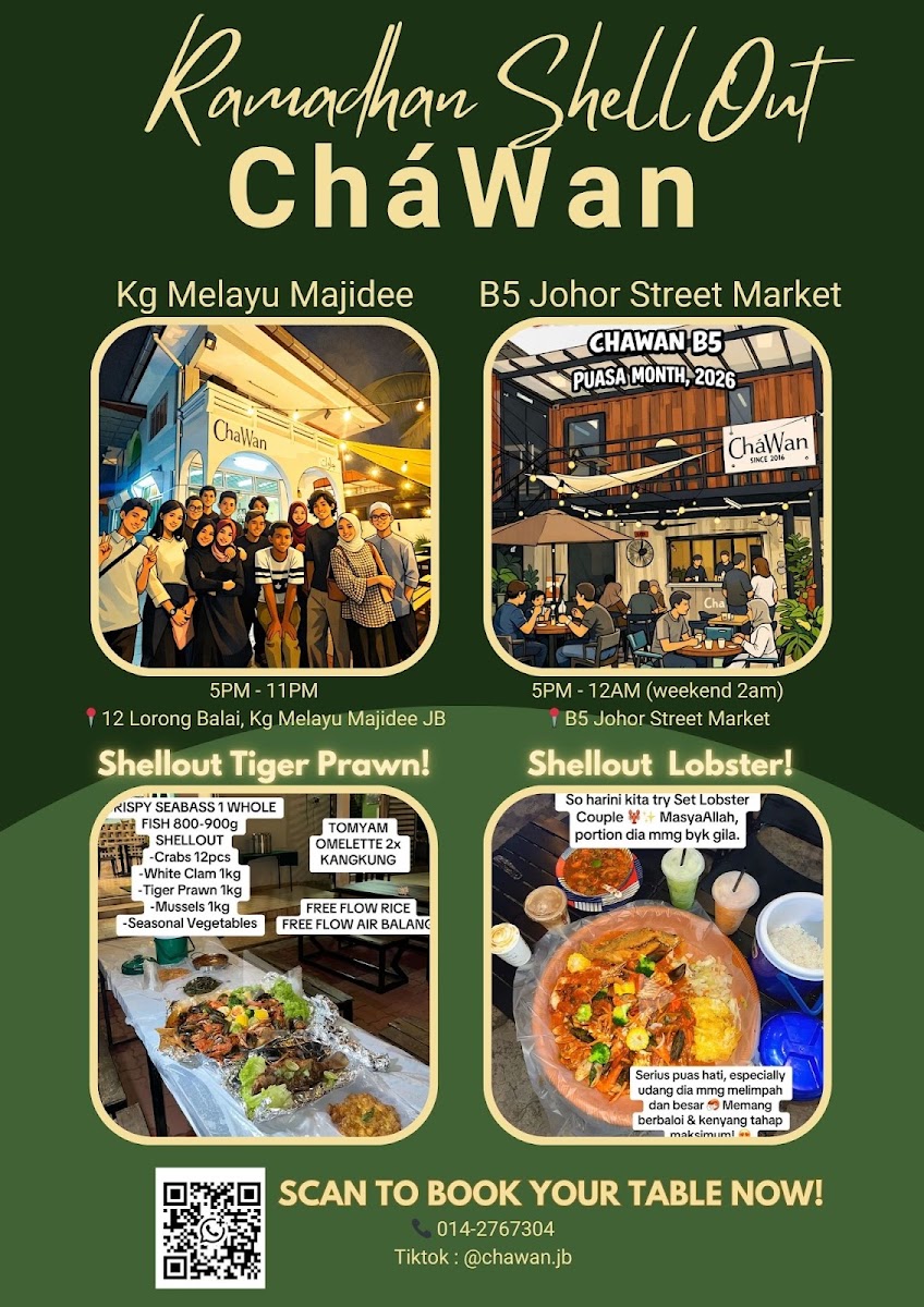 CháWan menu board