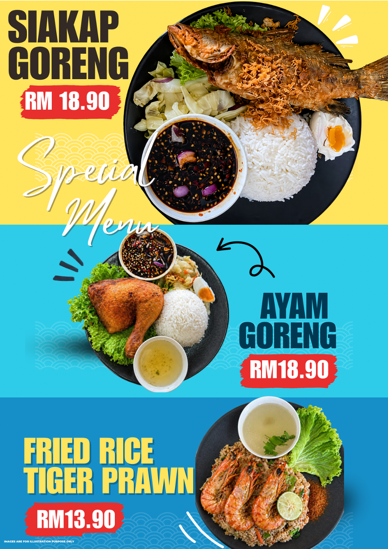 CháWan menu board