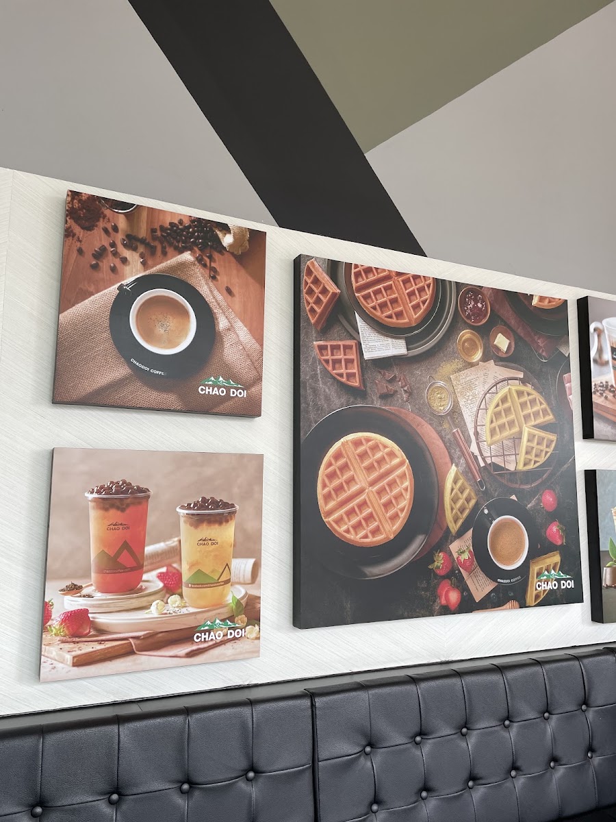 CHAO DOI COFFEE @Pratamnak Road Pattaya menu board